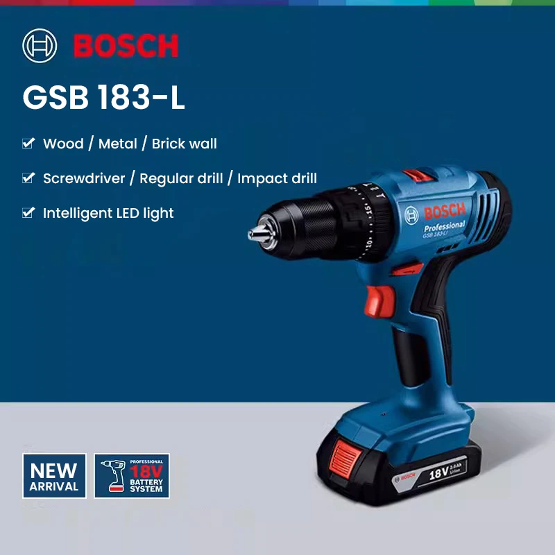 Bosch GSB183-LI Electric Drill - Power Drill Cordless recension och pris