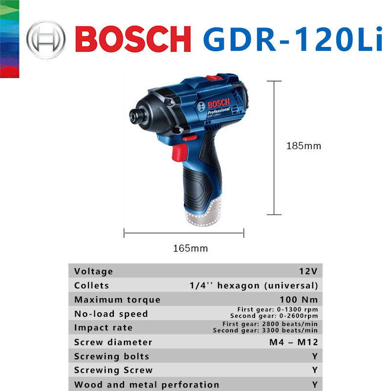 Bosch Original GDR 120-LI Rech - Power Drill Cordless recension och pris