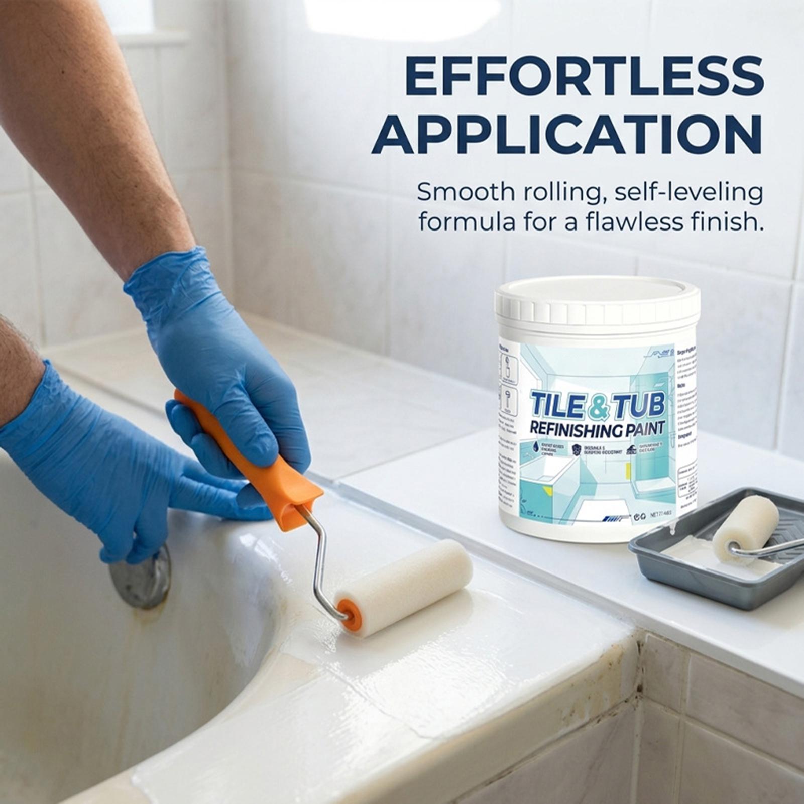 500g Tile Paint Semi Gloss Wat - Spray Paint Primer recension och pris