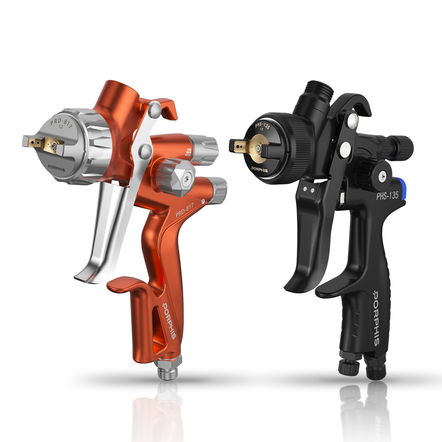 PORPHIS 2-Gun Spray Kit HVLP P - Spray Paint Primer recension och pris