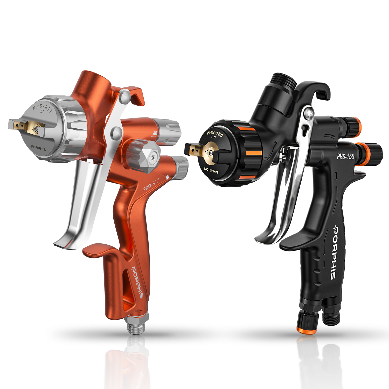PORPHIS 2-Gun Spray Kit HVLP P - Spray Paint Primer recension och pris
