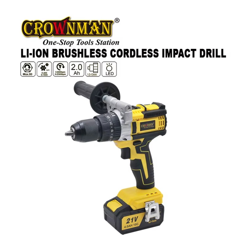 Power Brushless Motor 80N.m 13 - Power Drill Cordless recension och pris