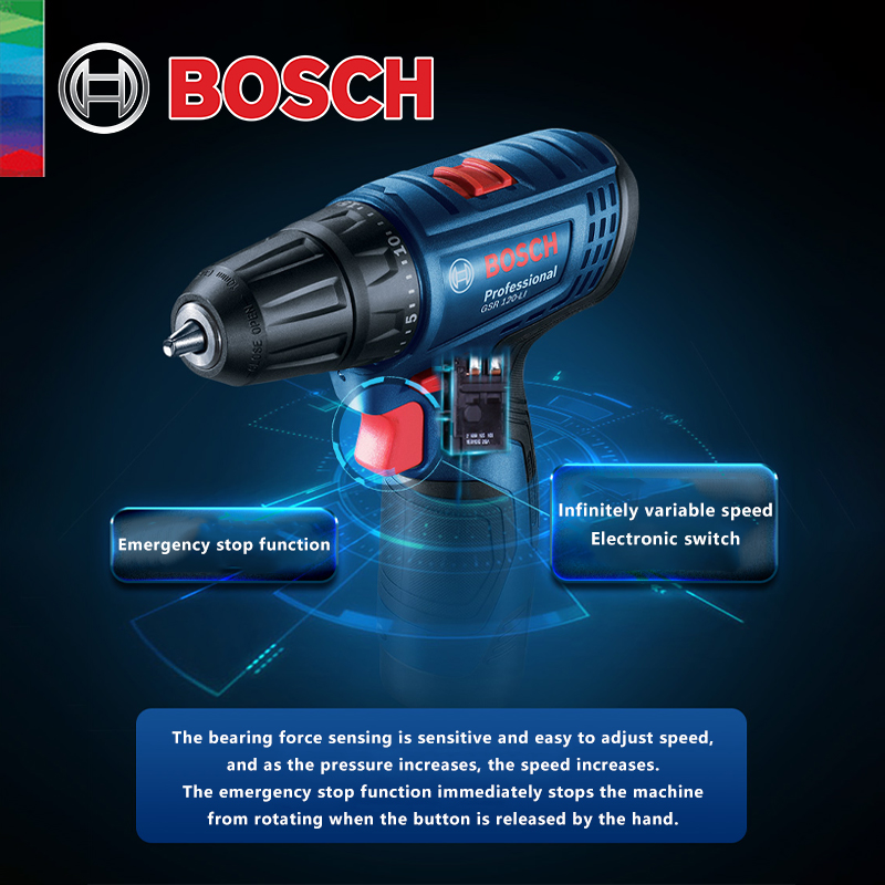 Bosch GSR 120-LI 12V Lithium E - Power Drill Cordless recension och pris
